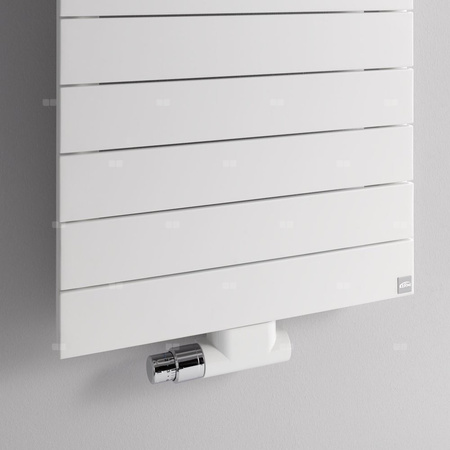 Kermi TABEO 1757x101x750mm QN 1266, RAL9016, Podłączenie środkowe