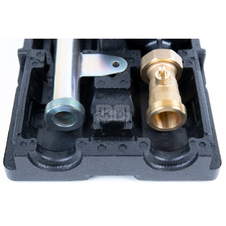 Grupa pompowa AFRISO PrimoTherm K 180-1 DN 25 AP GZ x GW 1 1/2'' x 1'', z izolacją, z pompą obiegową AFRISO APH 361 25-7/180 mm