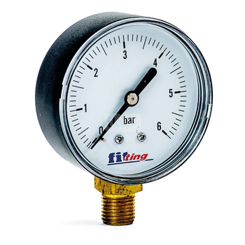 Manometr radialny 63mm 0-6 bar g 1/4''