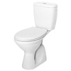 Zestaw stojącej miski WC Koło Idol ze spłuczką nasadzaną, lejowa, wylot pionowy, z deską sedesową