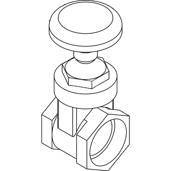 Zasuwa odcinająca brąz, przył. 2'' dł.180mm szer.80mm WILO