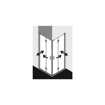 Kermi wejście narożne Liga 2CR 0930x1850 885-910 SIMG ESG Clean