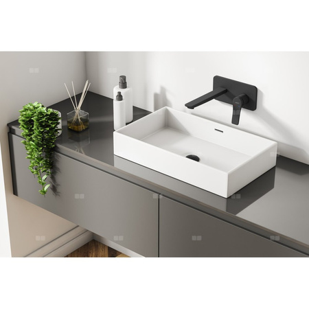 Bateria umywalkowa FERRO STRATOS BLACK, czarny