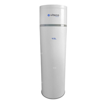 Kompaktowy zmiękczacz wody Viteco SMART RAIN PLUS 10L z kompletnym zestawem filtracji wstępnej, zestawem do mierzenia twardości wody, wężami przyłączeniowymi 60 cm i wężem do popłuczyn 3 mb.