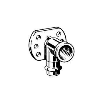 Uchwyt montażowy ścienny VIEGA 26255 brąz Gwint wewnętrzny x zz 1/2'' x 18mm