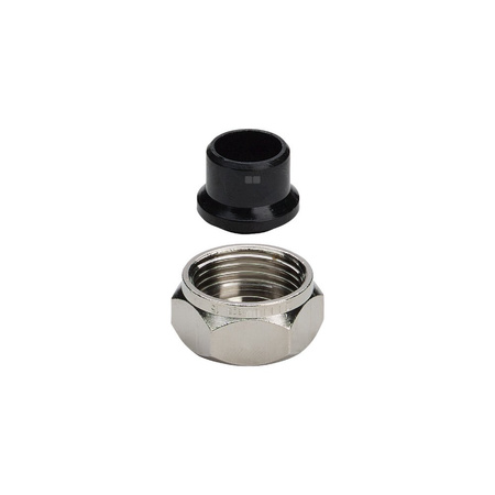 Złącze przyłączeniowe VIEGA 943851 dwuczęściowy, mosiądz / mosiądz, 15 mm, 3/4'' x 15 mm (gw x ww), 14 mm