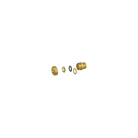 Złącze GIACOMINI R180M, mosiądz, 3/8'' x 14mm (GZ x zacisk)