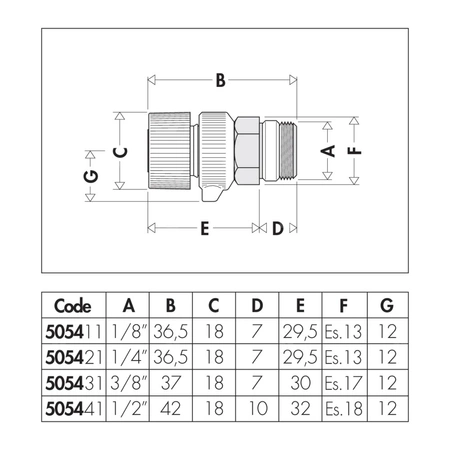 Ręczny zawór odpowietrzający do grzejników z regulowanym wyjściem 3/8" GZ