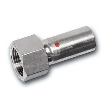 Przejściówka SANHA NiroTherm Press, stal nierdzewna, 18 mm x 3/4'' (zz x GW)