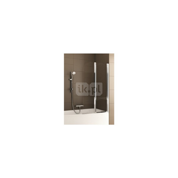 Parawan nawannowy KFA Armatura MODERN 2 prosty, 820mm / 1400mm szkło bezpieczne chrom