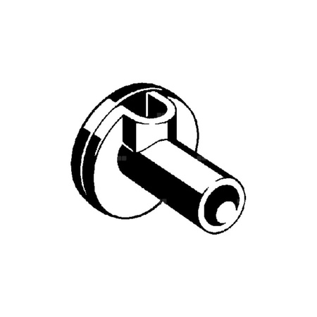 Izolacja naścienna VIEGA 1412991 (model pojedynczy) tworzywo sztuczne, kolor czarny