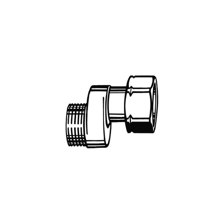 Złączka przyłącz. S do kompensacji przesunięć między rurami G3/4xG3/4