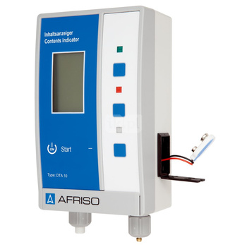 Czujnik elektroniczno-pneumatyczny poziomu cieczy AFRISO DTA 10, zakres 0-3,5/0-4 m, z wyświetlaczem