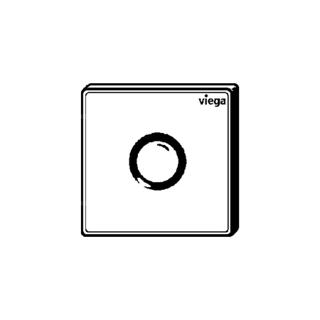 Przycisk uruchamiający do pisuaru Prevista Visign for Public 12 spłukiwanie na podczerwień stal nierdzewna, nr wzoru 8635.2 płytka maskująca: stal nierdzewna szczotkowana