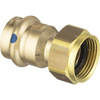 Dwuzłącze VIEGA 2263LF dwuczęściowy, brąz / brąz, 2'' x 35 mm (gw x mz) z uszczelką