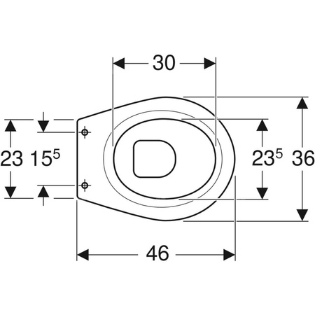 Miska WC stojąca KOŁO biała