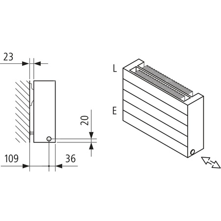 Grzejnik płytowy typ 22 KERMI HHN wym. 420 x 1500 mm, kolor biały, moc 2211 W