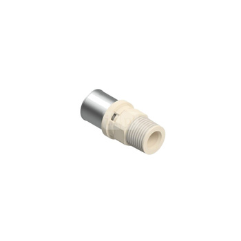 Złączka prosta zaprasowywana redukcja QIK, ppsu, 16mm x 1/2'' (ZZ x GZ)
