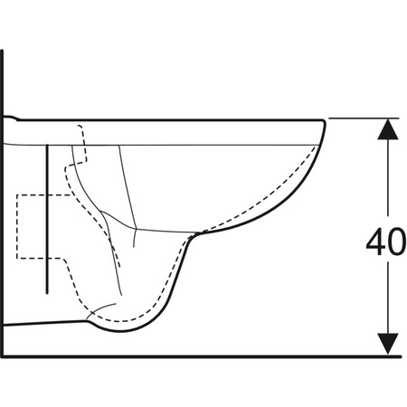 Wisząca miska WC Koło Rekord, lejowa: Biały