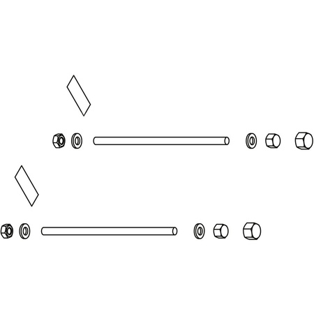 Zestaw mocujący do konsoli konw. wys.210 BH 210mm