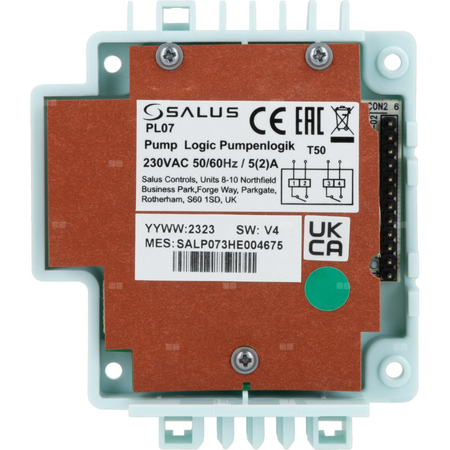 SALUS StartPack Standard - zestaw przewodowego sterowania ogrzewaniem podłogowym bez zarządzania przez Internet: KL06-M, PL07, 4 x VS30W.