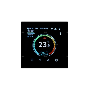 AURATON OCTA - przewodowy, tygodniowy regulator temperatury z opcją sterowania przez WiFi, podtynkowy