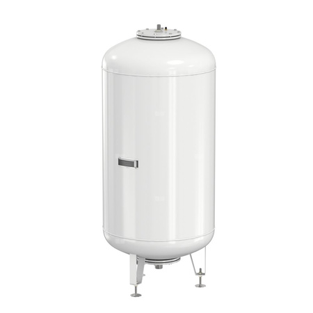 Naczynie wzbiorcze stojące FLAMCO MEIBES Airfix P, pojemność 600 l 3.5-, 10 bar / 120'C fi1 1/4'', kolor biały, do instalacji C.W.U.