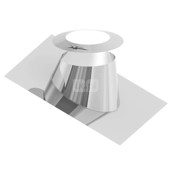 Przejście dachowe 16-25st. aluminiowe z kołnierzem fi160mm