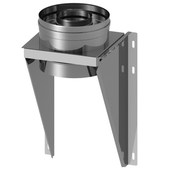 Uchwyt JEREMIAS CLV01 stal nierdzewna fi 180/290 mm (50-150 mm) (mocowanie - Blacha konsoli przesuwalna)