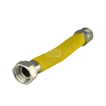 Wąż do gazu PERFEXIM KAS FLEX ze złączem gwintowanym 3/4'' Gwint wewnętrzny x Gwint zewnętrzny 300- 600 mm (roziągalny), oplot: PCV