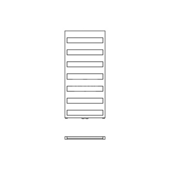 Grzejnik drabinkowy KERMI Casteo BH, wym. 1806 x 500 mm, kolor biały, moc 750W