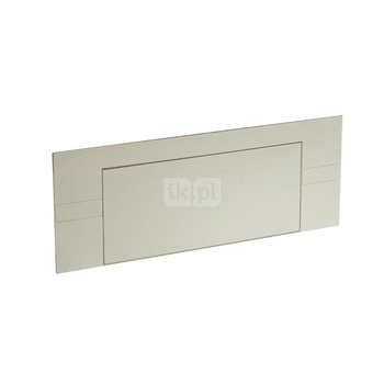 Automatyczna płaska szufelka FlyVac do zabudowy w cokole szafki kuchennej kremowa