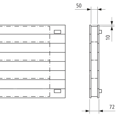 Grzejnik płytowy typ 21 KERMI HHN, z osłonami wym. 490 x 1100 mm, kolor biały, moc 1109 W