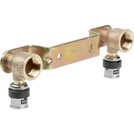 Przyłącze grzejnika VIEGA 6724 brąz 16mm x 1/2''