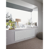 Grzejnik żeberkowy ZEHNDER Roda 518 x 1800 mm, kolor czarny (RAL 9017), moc 1800 W