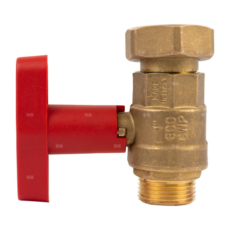 Zawór odcinający do separatorów zanieczyszczeń ADS, nakrętka G1 1/4'' x G1''