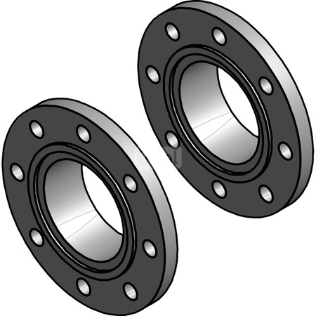 PM/PML Flange set 100 5 in Butt weld