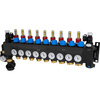 ProCalida CC 1 na 9 obiegów grzewczych, rotametry 0,75÷3,75 l/min