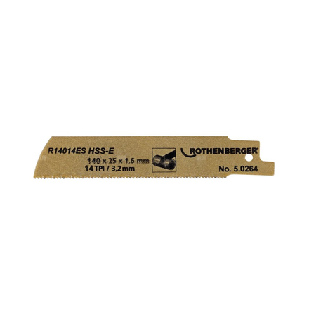 Specjalny brzeszczot do rur HSSE, 140 x 25 x 1,6