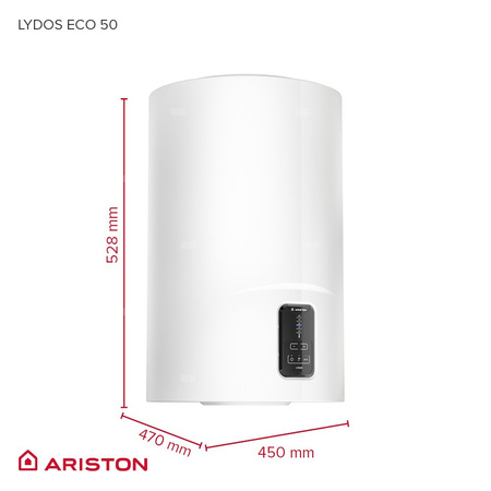 Elektryczny pojemnościowy podgrzewacz wody LYDOS ECO 50 V 1,8K PL EU
