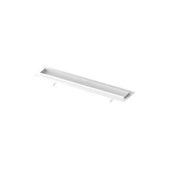 TECE drainline - rynna odpływowa prosta z kołnierzem i taśmą uszczelniająca Seal System 800 mm, biała matowa