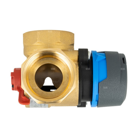 Zawór obrotowy trójdrogowy AFRISO ARV 385 Vario ProClick, mieszający, Siłownik elektryczny ARM 343, DN 32