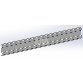 Wiatrownica trapezowa L2460 (2460x285x0,5)