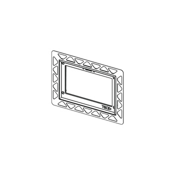 Ramka montażowa do WC, służy do montażu przycisków TECEloop/TECEsquare/TECEnow/TECEvelvet oraz TECElux mini zlicowanych z płytką ścienną, metal połysk TECE