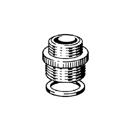 Nypel przejściowy VIEGA 3253 jednoczęściowy, brąz (chromowanie) / brąz, 1/2'' x 24 mm (gz x gw) z uszczelką