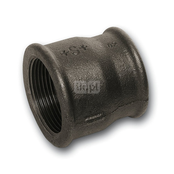 Mufa SANHA 240# redukcja, żeliwo (czarny), 2'' x 1 1/4'' (GW)