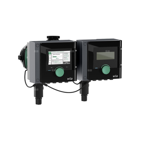 Podwójna pompa obiegowa Stratos MAXO-D 30/0,5-10 PN10 inteligentna, bezdławnicowa z 5-cio letnią gwarancją z przyłączem gwintowanym, silnikiem EC, funkcją Dynamic Adapt Plus, elektronicznym dopasowaniem wydajności oraz funkcją sterowania z BMS.