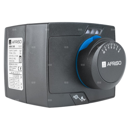 Siłownik elektryczny ARM 349 ProClick, 2- i 3-pkt, 230 V AC, 120 s, 15 Nm