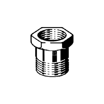 Nypel przejściowy VIEGA 3243 jednoczęściowy, brąz / brąz, 3/8'' x 1/4'' (gz x gw), 22 mm, (głębokość: 11 mm)