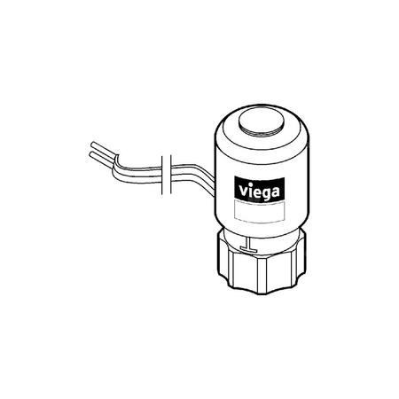 Siłownik w stanie bez zasilania pozostaje zamknięty, nr wzoru 1249 napięcie (V): 230 wykonanie: śnieżnobiały=RAL 9010
